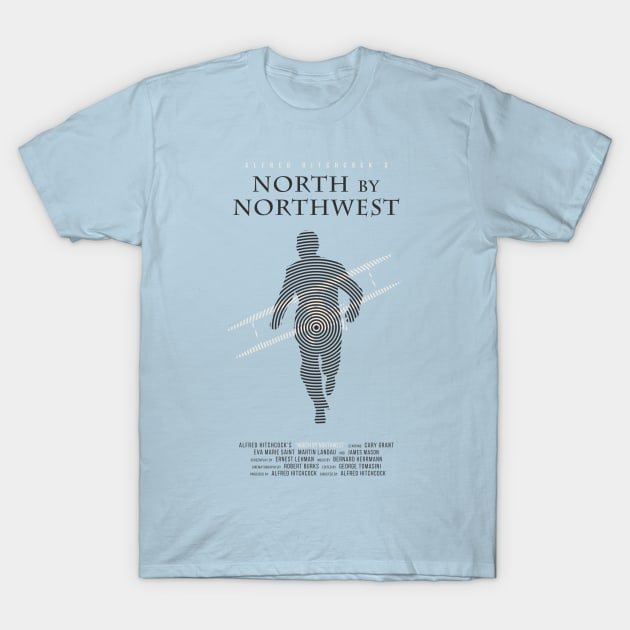 Alfred Hitchcock's North by Northwest. T-Shirt by MonoMagic